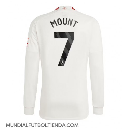 Camiseta Manchester United Mason Mount #7 Tercera Equipación Replica 2023-24 mangas largas